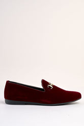 Lucente Velvet Wine Loafers